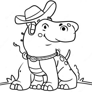 Pagina Para Colorear De Rex De Toy Story 73244-57995