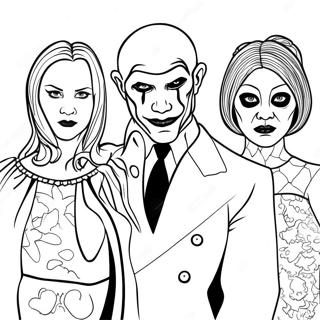 Pagina Para Colorear De Personajes Espeluznantes De American Horror Story 73635-58313