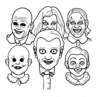 Pagina Para Colorear De Personajes Espeluznantes De American Horror Story 73635-58315