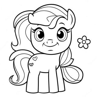 Mi Pequeño Pony Sweetie Belle Páginas Para Colorear