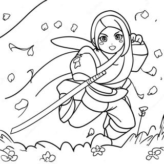 Pagina Para Colorear De Sakura Haruno En Accion 81-75