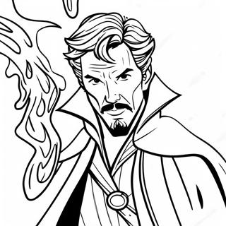 Pagina Para Colorear De Doctor Strange Lanzando Hechizos 8961-7134