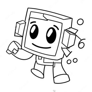 Pagina Para Colorear De Personaje De Geometry Dash 9050-7191