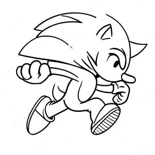 Pagina Para Colorear De Sonic El Erizo Corriendo Rapido 9741-7842